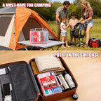 Professional First Aid Kit - 310 Piece HardCase Medical Kit for Home, Car, Camping, Travel, Hiking, Truck, Office, Sports, Ve