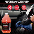Tornador TC-Enzyme Multi-Purpose Cleaner – 1 Gallon | Enzyme Interior Cleaner for Carpet, Upholstery, Car Detailing Car Clean