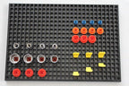 Organizer Genie - Four Red Pegboard Set to organize your Sockets, Wrenches, Pliers, Screwdrivers, Bits and All Other Tools La