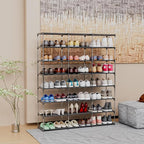 SMILHELTD Large Shoe Rack Shoe Storage Organizer for Entryway Heavy Duty Free Standing Shelves Space Saving for Sneakers Hall
