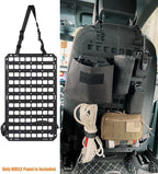 TACNEX Rigid MOLLE Panel for Car Seat Back Organizer Vehicle EDC Tactical Gear Holder Pouch Holster Mount Rack Modular Storage Plate Auto Interior Accessories for Truck Pickup SUV Van