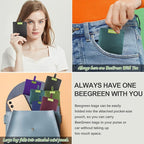 BeeGreen Reusable Grocery Bags Heavy Duty Extra Large 6 Pack Foldable Tote Bag - Cloth Grocery Bags Machine Washable Polyester Fabrics Bulk Shopping Bag - Reusable Gifts for Women (Green Black)