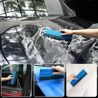 NEWISHTOOL Vinyl Wrap Squeegee for Vinyl, Big Size Wallpaper Smoothing Squeegee, 3 Pack 25CM Decals Squeegee with Ruler & Micro Suede Felt Edge for Sign Making Graphic Window Tint Film Application