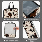 7 Pcs Compression Packing Cubes for Travel, Waterproof Suitcase Luggage Backpack Organizer with Toiletry Bag Travel Essential