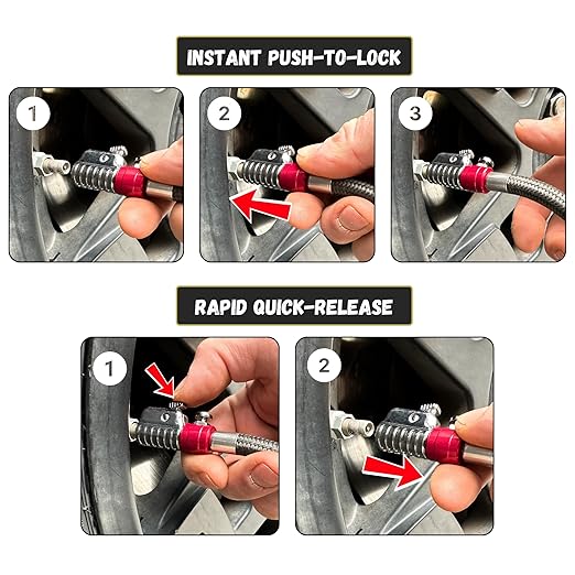 JACO ElitePro-X Tire Pressure Gauge with Lightning Chuck (60 PSI)