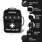 520 Pieces Premium First Aid Kit - Large Emergency Medical Kit for Survival, Car, Home, Travel, Camping, Backpack, Hiking, Sc