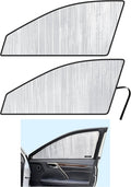 Side Window Front Seat Reflective Sunshade Custom Fit for 2016 2017 2018 2019 2020 2021 2022 Lexus RX SUV, UV Reflector Sun Protection Accessories (Set of 2)