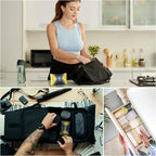 4.4 oz/125g Rechargeable Desiccant Packs Dehumidifier Bag - 6 Pack - Moisture Absorbers For Safes, Car, Bathroom, Storage - M