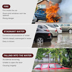 LANBOUY 4 Pack Car Window Breaker Seatbelt Cutter Tool, Glass Breaker Hammer Seatbelt Cutter Safety Glass Breaking, Life Savi