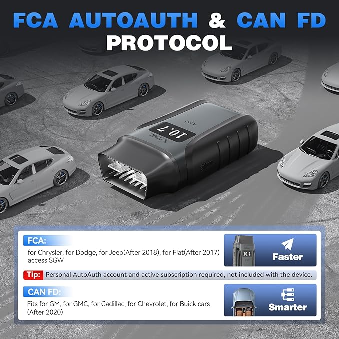 XTOOL Anyscan A30D OBD2 Scanner Diagnostic Tool - Bidirectional Scan Tool Wireless - Lifetime Updates & 19 Resets Crank Sensor