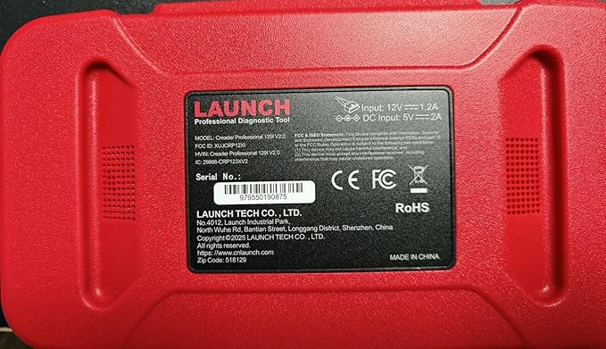 LAUNCH CRP129I V2.0 2026 OBD2 Scanner, ABS/SRS/at/ENG Car Diagnostic Tool, 12 Reset Services