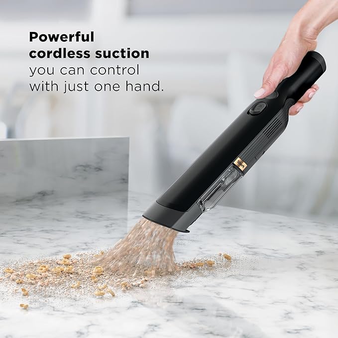 Shark WANDVAC Cordless Hand Vac, Lightweight, Versatile and Portable at 1.4 lbs., Powerful Suction for Pet Hair, Charging Doc