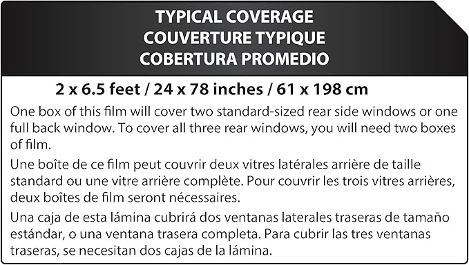 Black Magic Select 20% VLT Tinted Window Film, Scratch-Resistant Tint for Car Windows — Black