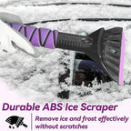Gardzen 32" Snow Brush and Ice Scraper for Car Windshield, 2-in-1 Car Snow Brush and Ice Scraper, Extendable Snow Scraper with Brush, Snow Removal for Cars SUVs