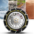 Auto Tightening Snow Chains Tire Chains For Cars Suv Pickup Trucks - Auto Tightening 1 Min Quick Fit AND Easy Installation, R