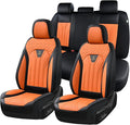 FLORICH Leather Seat Covers, Car Seat Covers Full Set, Car Seat Protectors 5 Seats, Automotive Seat Covers Driver Seat Covers