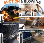 Handheld Car Vacuum Cordless,3 Suction Modes,Portable Mini Cordless Cleaner with 19000pa Suction Power,Type-C Charge,Handheld
