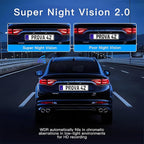 4 Channel Dash Cam 360° View, TOPGOOSE 2K Front and Rear Inside, Left Right Dash Camera for Cars, 8 IR Lamps Night Vision, 5G