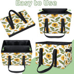 Reusable Grocery Bag, Foldable Large Shopping Tote Bag for Groceries Kitchen Picnic Car Trunk