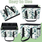 Reusable Grocery Bag, Foldable Large Shopping Tote Bag for Groceries Kitchen Picnic Car Trunk