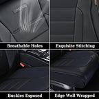 Coverado Seat Covers, Car Seat Covers Front Seats, Car Seat Protector Waterproof, Car Seat Cover, Car Seat Cushion Nappa Leat