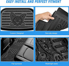 Nilight TPE Floor Mats & Cargo Mats Set for Tesla Model Y (5 Seat only) 2021 2022 2023 2024 2025 All Weather Custom Fit Heavy Duty Floor Liners