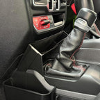JVMA Center Console Organizer Gear Shift Tray for Jeep Gladiator Accessories and Jeep Wrangler JL JLU 2026 2025 2024-2018 Rubicon Sahara 4xe Storage Box Hook (US Patent) Interior