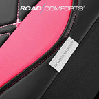 Road Comforts Seat Covers, Premium Leather Car Seat Covers Full Set for Women Girls,Airbag Compatible, Automotive Seat Covers