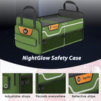 Trunk Organizer, Heavy-Duty Storage for Car & SUV, Foldable Waterproof Car Organizer with Cooler, Collapsible Multi-Compartment