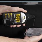 T-Cut 3-in-1 Color Fast Black Car Polish, 17fl oz – Cleans, Restores & Protects - Removes Scratches & Swirl Marks - Enhances Color & Leaves a Durable Protective Shine - with Ceramic Wax Protection