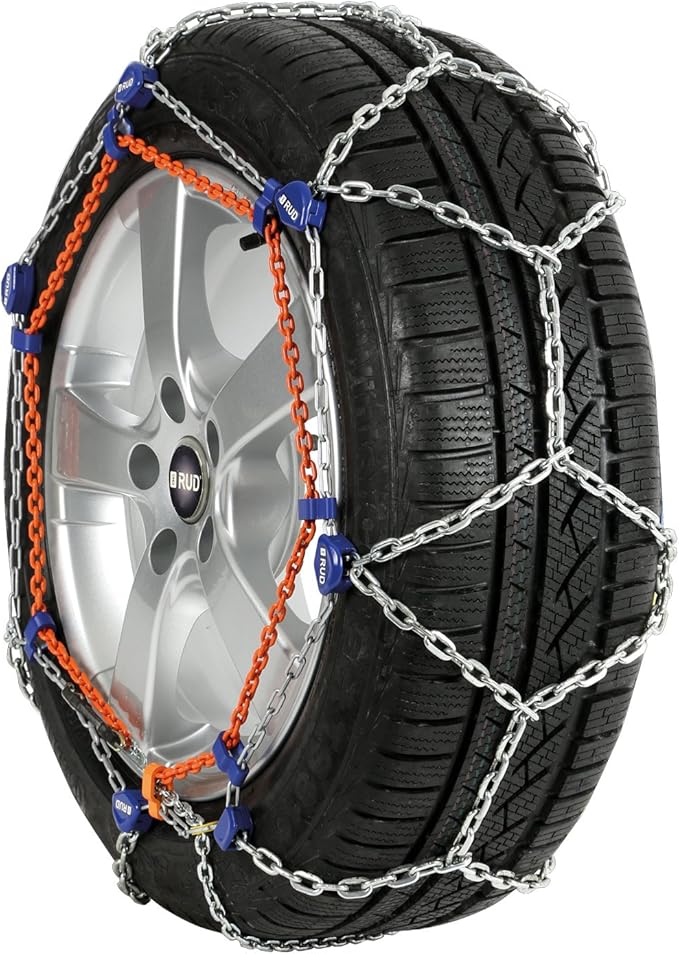 RUD 48484 Snow Chains Classic Rudmatic Bracket Mounting, Set of 2, 0084