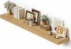 Vivelove 55 inch Long Floating Shelves for Wall, 10.3" Deep & Thicker Storage Shelf for Living Room, Kitchen, Farmhouse,Wall 