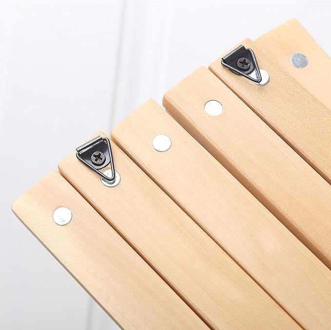 WEBI Accordion Wall Hanger,Expandable Wooden Hat Rack for Wall Mounted Coat Rack,Accordion Hat Hooks Holder for Baseball Caps