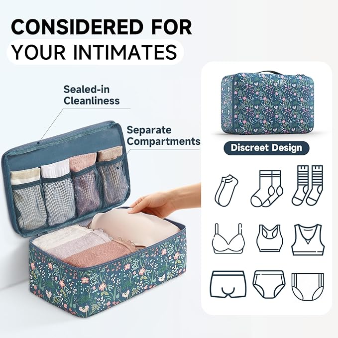 11 Set Packing Cubes for Travel,Gifts for Women Mom Kids,TSA Approved Bags for Makeup,Cosmetic,Toiletry, Suitcase Organizers 