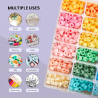 Juvale Jewelry Organizer Box - 3-Pack, 1.7 x 10.75 x 7 In, Clear Plastic - Bead Storage Containers with 36 Compartments & Div