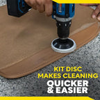 Meguiar's Leather Care Kit,This Car Care Kit Includes a Premium Car Leather Cleaner and Conditioner, Drill Backing Plate, Cle