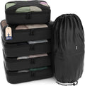 Shacke Packing Cubes for Travel 6 Set - Premium Luggage Organizer Bags - Versatile Travel Organizer for Women and Men - Optim