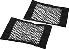 Universal Mesh Cargo Net Storage Net Wall Sticker Organizer Pouch Bag Storage Mesh Net for Car Trunk Storage Add On Organizers for Car Truck (15" x 9.5" (2 Packs))