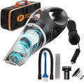 THISWORX Car Vacuum Cleaner - Portable, High Power, Handheld Vacuums w/ 3 Attachments, 16 Ft Cord & Bag - 12v, Auto Accessori