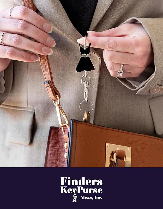 Women’s Bag Charm Key Finder, Car Keychain Hook, Cute Purse Organizer & Tote Bag Accessories, Gifts for Mom - Slim Pickings