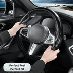 Steering Wheel Cover for BMW 3 4 Series(2021-2024) 5 Series(2020-2023) X5(2019-2020) X7(2020-2025) 328i 320i 330i 325i 528i 535i 530i M3 2 4 7 8 Series X3M X4 X6 XM M2 M4 M5 M8 Z4 i4, Matte Black