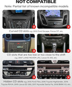 1Zero for Magsafe CD Phone Holder for Car [20 N55 Ultra Strong Magnets] Magnetic CD Player Phone Mount, Stable CD Slot Phone Mount for iPhone 17 16 15 14 13 12 Mini Pro Pro Max Plus & Magsafe Case