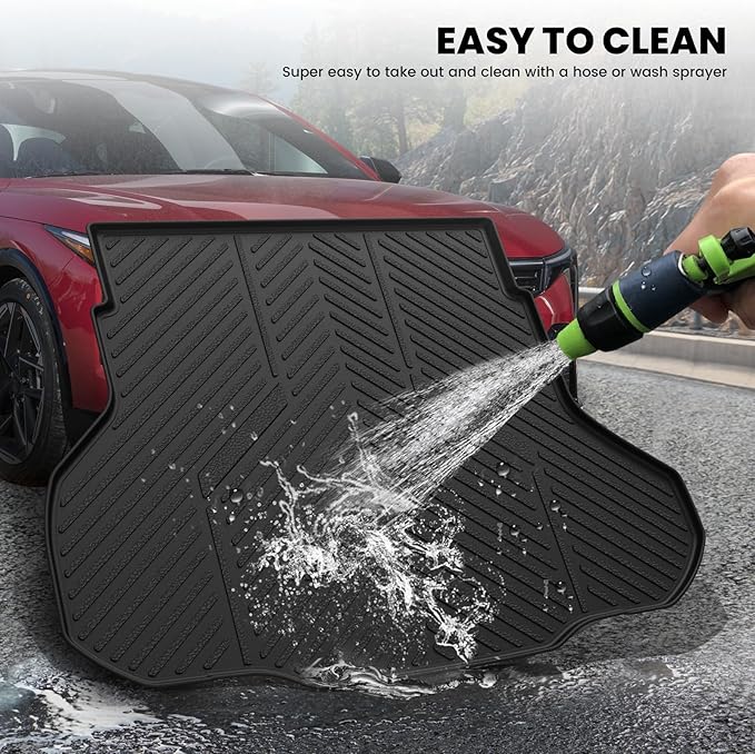 LASFIT Cargo Mat for Kia K4 2025 2026, All Weather TPE Custom Fit Car Trunk Mats Cargo Liners Accessoires for Kia K4 2025-2026, Black