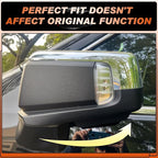 ACLONG Chrome Mirror Cap Cover Trim Left Driver Side & Right Passenger Side Rearview Side Mirror Covers Fit for Chevy Silverado 1500 GMC Sierra 1500 2019 2020 2021 2022 2023 2024 2025-1 Pair
