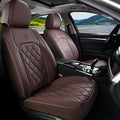 Coverado Front Seat Covers, Car Seat Covers Front Seats, Luxury Faux Leather Seat Covers for Cars, Car Seat Protector Waterpr