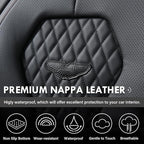 Coverado Seat Covers, Car Seat Covers Full Set, Black Car Seat Cover, Car Seat Covers Front Seats Back Seat Cover, Waterproof