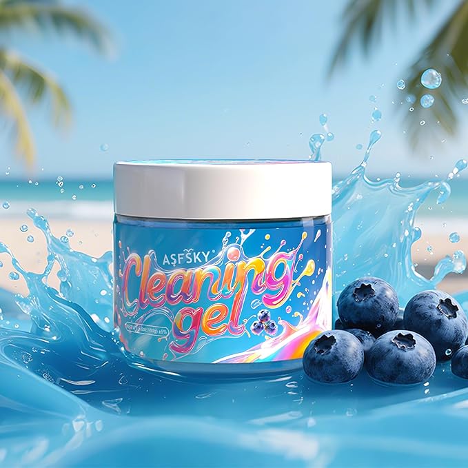 ASFSKY Car Cleaning Gel (Fruit aroma) Cleaning Putty Universal Dust Cleaning Car Interior Cleaner Keyboard Dust Remover Car S