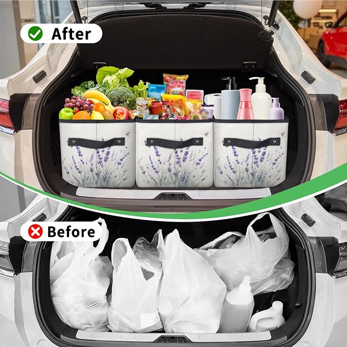 Reusable Grocery Bags Heavy Duty Shopping Bags Foldable Large Tote Bags with Long Handles & Hard Bottom