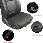 Auto Newer Breathable Universal Four Seasons Car Seat Covers, Luxury Car Seat Cushion,Protectors for Front Seat Bottoms,Compa