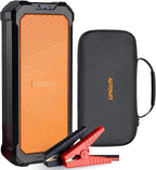 Autowit Super Capacitor Jump Starter, 12V Batteryless Portable Jump Box, Jumper Cables for 8.0 Gas&4.0 Diesel Car, Portable